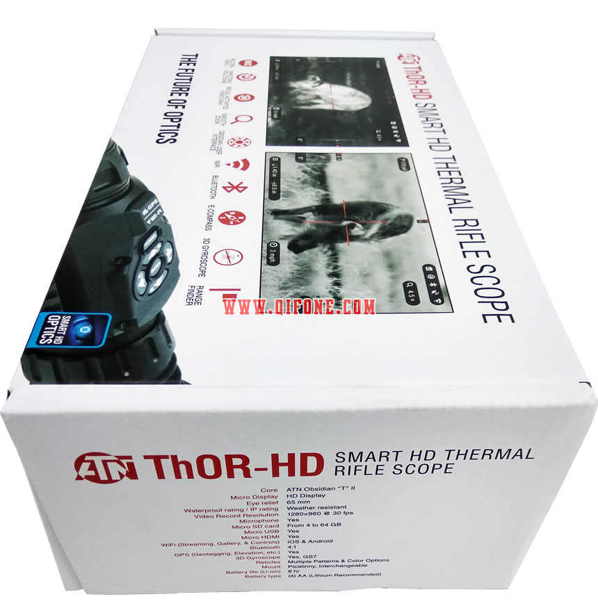 原装进口ATN雷神热成像瞄准镜 THOR-HD 384 2-8x25
