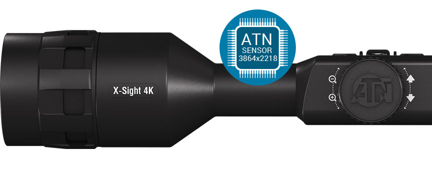 ATN X-SIGHT 4K PRO 3-14x新款日夜两用智能数码瞄准镜