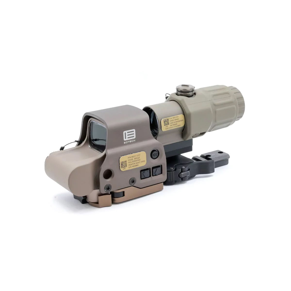 Eotech全息瞄准镜EXPS3-0 放大镜G33 沙色混合套装